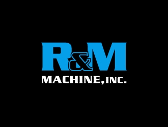 R&M Machine, Inc. logo design by dibyo