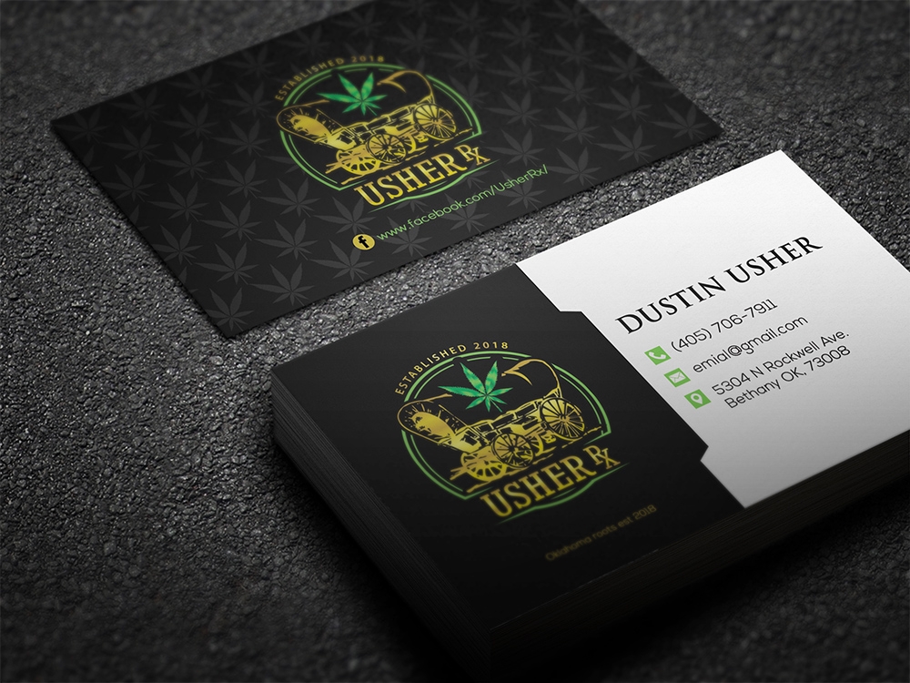 Usher Rx logo design by aamir