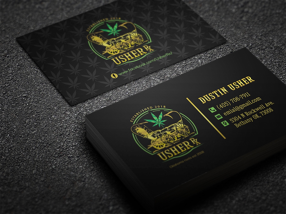 Usher Rx logo design by aamir