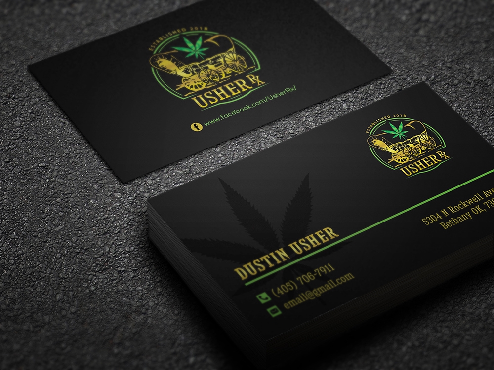 Usher Rx logo design by aamir