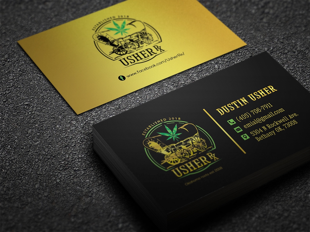 Usher Rx logo design by aamir