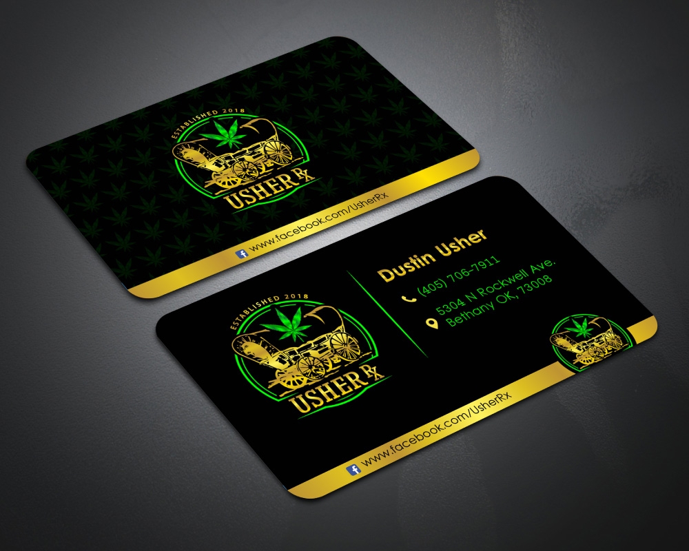 Usher Rx logo design by Boomstudioz