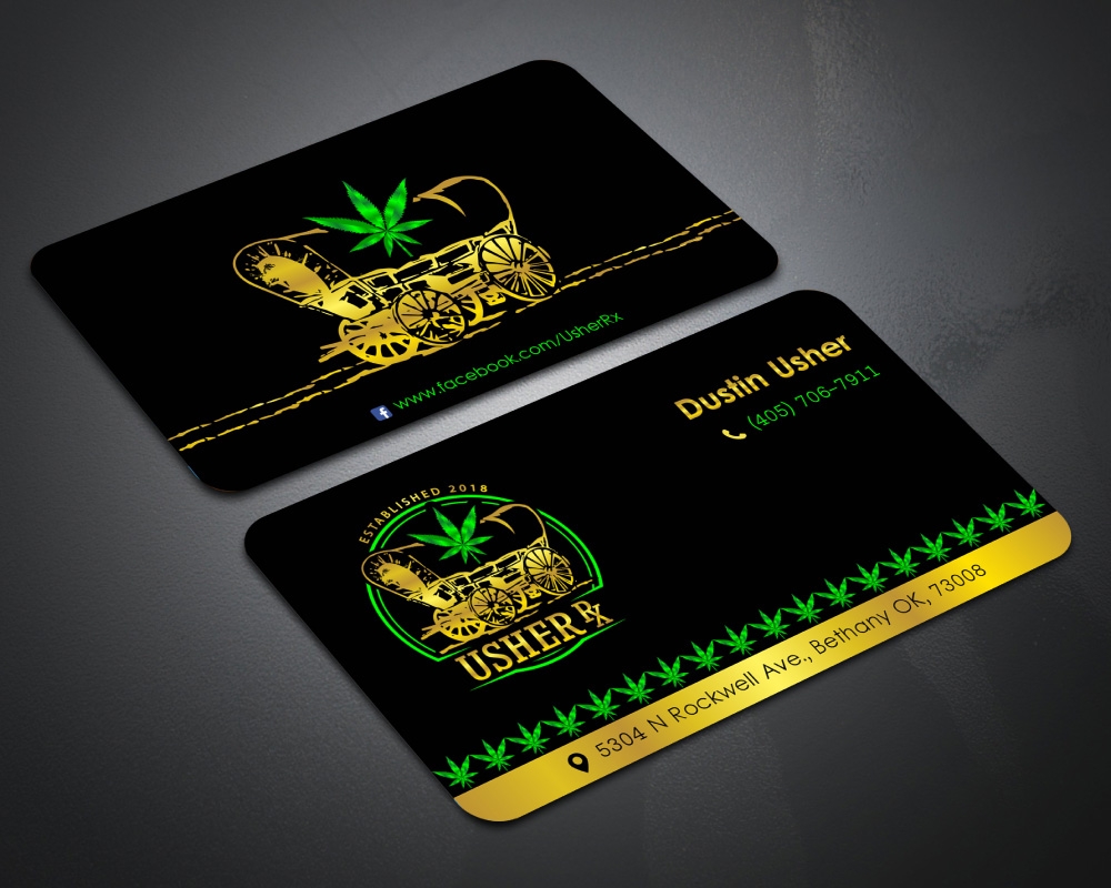 Usher Rx logo design by Boomstudioz