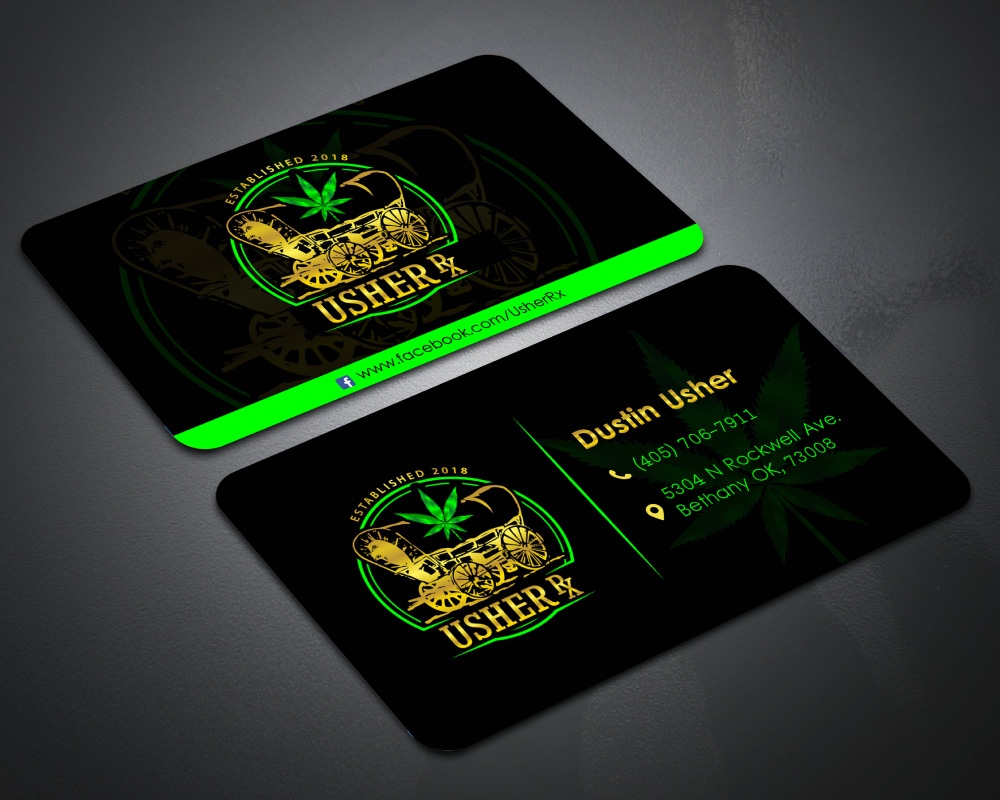 Usher Rx logo design by Boomstudioz