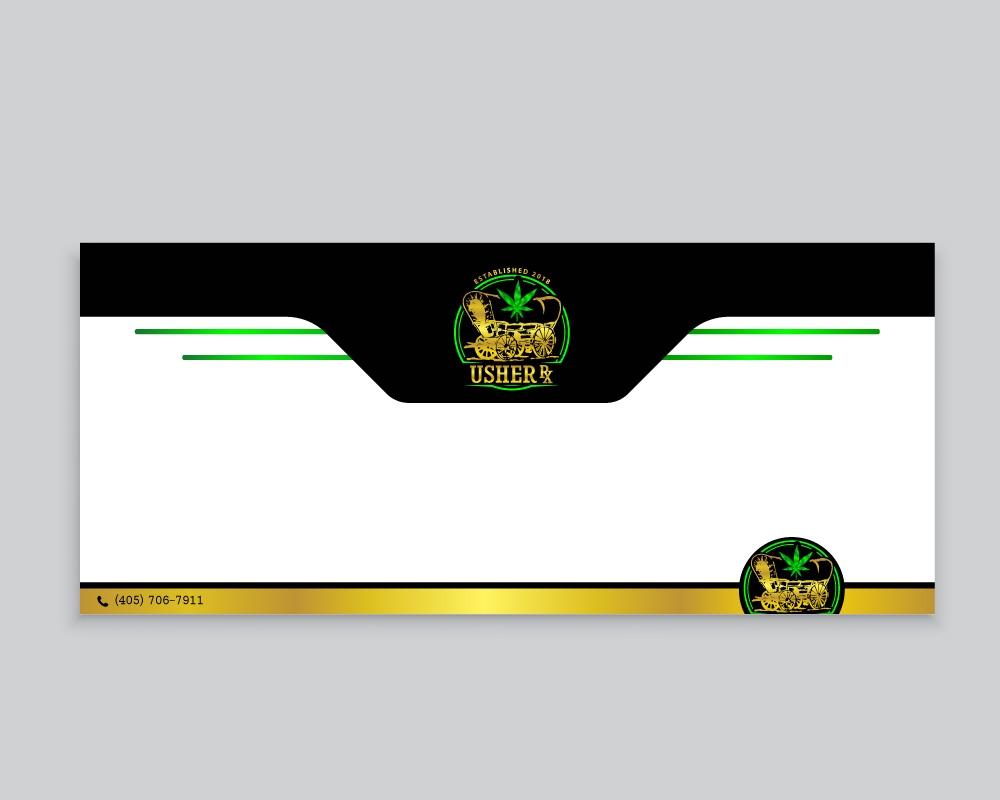 Usher Rx logo design by Boomstudioz