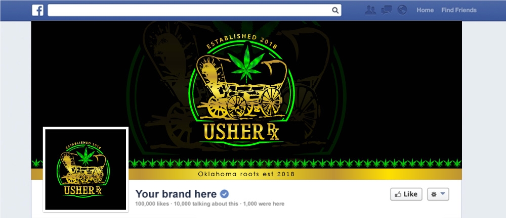 Usher Rx logo design by Boomstudioz