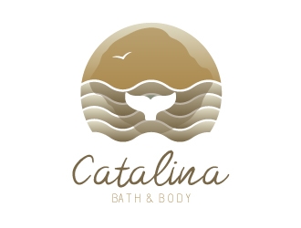 Catalina Bath & Body logo design by savvyartstudio