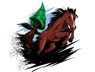 Freedom Logging Ltd logo design by shere