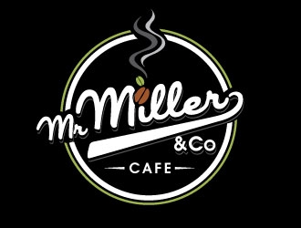 Mr Miller &amp; Co Cafe logo design by REDCROW