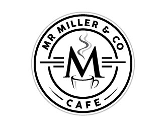 Mr Miller & Co Cafe logo design by REDCROW