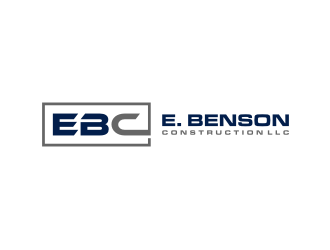 E. Benson Construction LLC logo design by asyqh