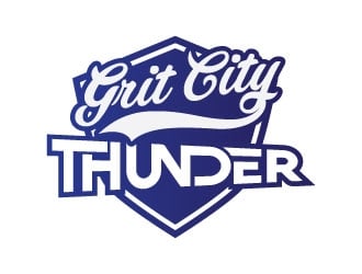 Grit City Thunder logo design by Godvibes