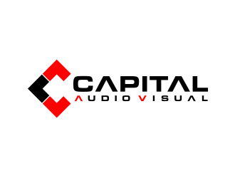 Capital Audio Visual logo design by coco