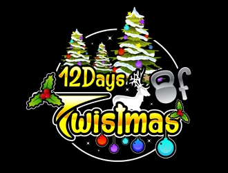 #12DaysOfTwistmas logo design by DreamLogoDesign