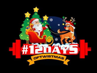 #12DaysOfTwistmas logo design by Suvendu