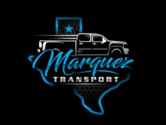 Marquez Transport logo design by DreamLogoDesign