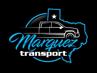 Marquez Transport logo design by DreamLogoDesign