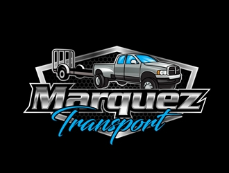 Marquez Transport logo design by DreamLogoDesign