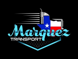 Marquez Transport logo design by Bl_lue