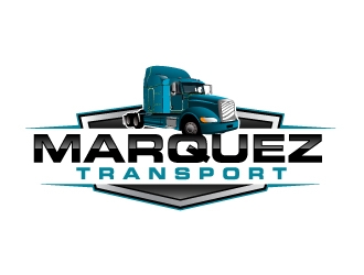 Marquez Transport logo design by ElonStark