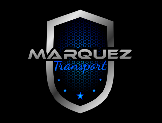 Marquez Transport logo design by MUNAROH