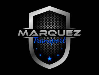 Marquez Transport logo design by MUNAROH