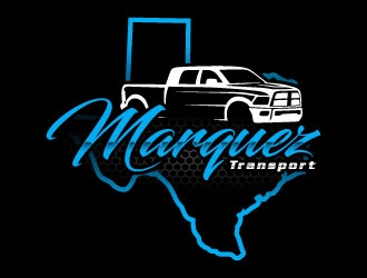 Marquez Transport logo design by daywalker