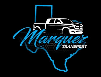 Marquez Transport logo design by daywalker