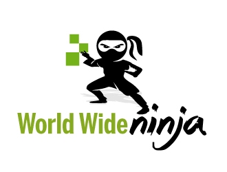 World Wide Ninja logo design by ElonStark