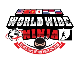 World Wide Ninja logo design by MAXR