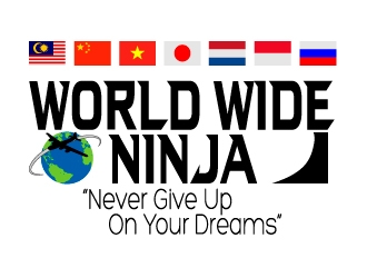 World Wide Ninja logo design by savvyartstudio