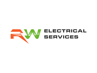 RW Electrical Services logo design by blackcane