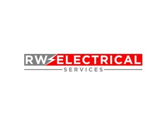 RW Electrical Services logo design by bricton