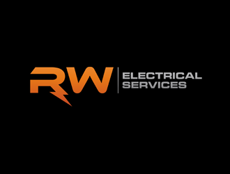 RW Electrical Services logo design by bomie