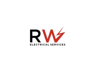 RW Electrical Services logo design by bricton