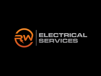 RW Electrical Services logo design by bomie