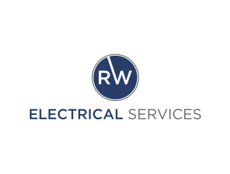 RW Electrical Services logo design by nurul_rizkon