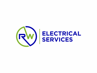 RW Electrical Services logo design by ammad