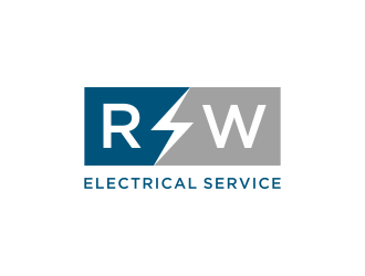 RW Electrical Services logo design by cimot