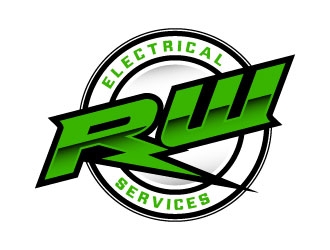 RW Electrical Services logo design by daywalker