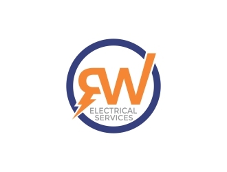 RW Electrical Services logo design by superbrand