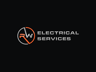 RW Electrical Services logo design by blackcane