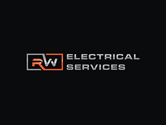 RW Electrical Services logo design by blackcane