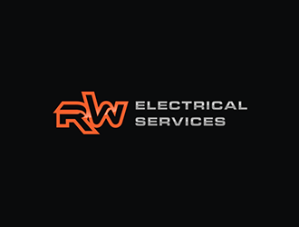 RW Electrical Services logo design by blackcane