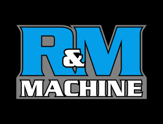 R&M Machine, Inc. logo design by rykos