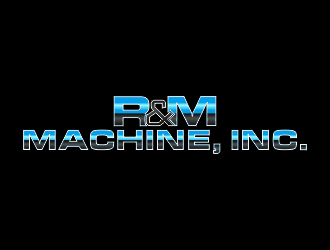 R&M Machine, Inc. logo design by Dhieko