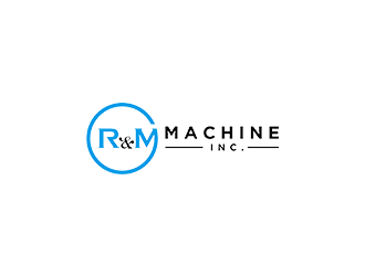 R&M Machine, Inc. logo design by checx