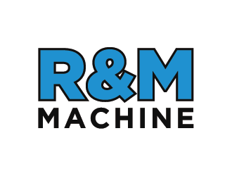 R&M Machine, Inc. logo design by VissartMedia
