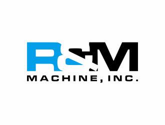 R&M Machine, Inc. logo design by haidar