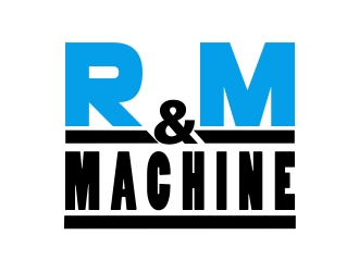 R&M Machine, Inc. logo design by mindstree
